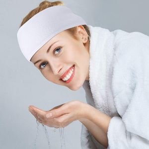 Haarclips Bronrettes Verstelbare wrap hoofdbanden voor vrouwen meisjes hoofddeksel make -up handdoek soft salon spa face headbandhair barrette