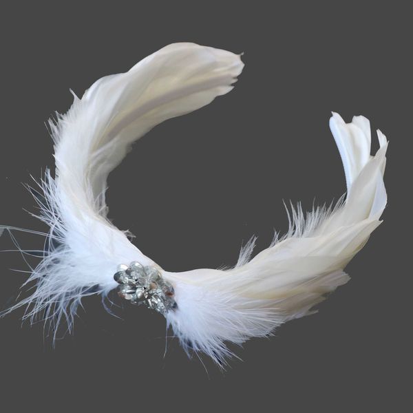 Pinces à cheveux Barrettes plumes de Ballet coiffure de cygne costume de Ballet plumes bandeau pour femme accessoires de cheveux 230302