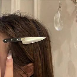 Pinces à cheveux Barrettes couteau bizarre créatif pour femmes épingles à cheveux drôles filles pince à cheveux Punk Barrette chapeaux y2k accessoires 231130