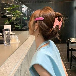 Clips de cheveux Barrettes Designer haut de gamme Triumphal Arch Claw Clip Headwear Hair Hair Shark Back Head Spoon Pan Big Clasf O7TP