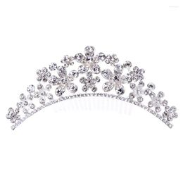 Barrettes à cheveux pour mariée en strass, avec épingle à peigne, partie de bal de fiançailles, F0S4, livraison directe, bijoux de cheveux Ot6Zi