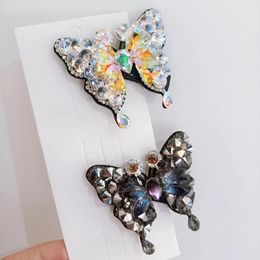 Haarclips HAARRETTES HAAR CLIPS HAN -EDITIE VAN DE SENSE HANDMADE ORNAMENTEN HAPTRESS Haarspeld Butterfly Crystal Senior Clip Duck Mond