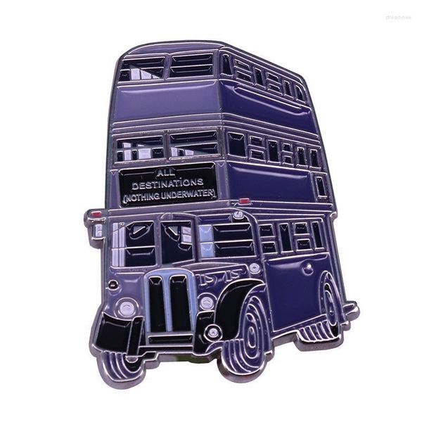 Pinces à cheveux Barrettes Hogwartz Knight Bus Badge Magical Wizard World JewelryHair Stre22