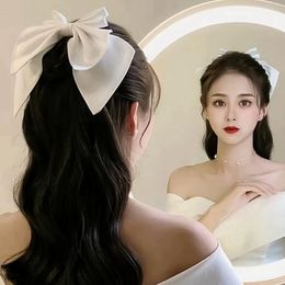 Haarclips Barrettes ly vrouwen Japanse booghoofdbanden zoete touw charmant web beroemdheid elastic