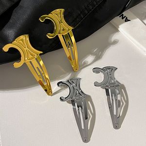 Pinzas para el cabello, pasadores, pinza para el cabello con letras de Metal con sello, pasadores de diseño especial para mujer, accesorios para el cabello de moda para fiesta de regalo