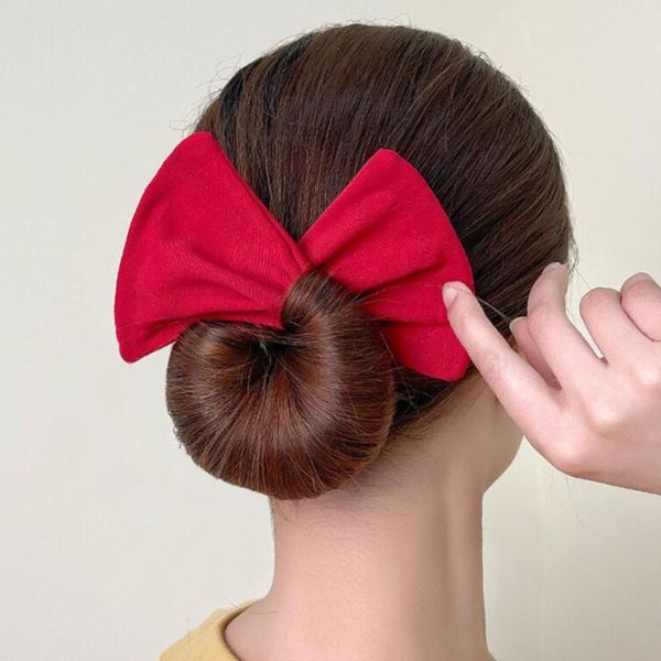 Pinces à cheveux Barrettes Multicolore Deft Bun Imprimer Bandeau Épingle À Cheveux Pour Femmes Fille Tissu Cercle Maker Titulaire Accessoires