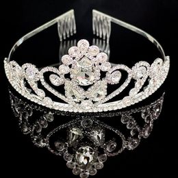 Clips de cheveux Barrettes Princesse Crystal Tiaras and Crowns Bandband gamin Girls Love Bridal Prom Mouadal Party Party Accessories Jew1970