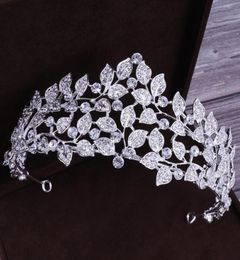 Barrettes à cheveux TOPQUEEN HP328 magnifique couronne de princesse bijoux de mariage casque de mariée strass diadèmes en cristal mariée Pa4908859