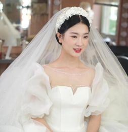 Haarclips Barrettes Wedding Hoofdtooi Super Fairy Bruidal Hoofdband Koreaanse prachtige bloemaccessoires