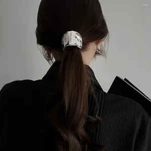 Pinces à cheveux Design bohémien, boucle artisanale Concave et convexe de haute qualité, rétro, fourchette à Clip, anneau en métal à la mode, vente en gros