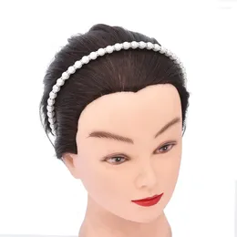 Haarclips Bohojewelry Store Elegante puur witte ronde parel damesmodieuze en minimalistische haarband