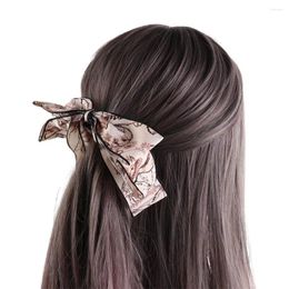 Clips para el cabello Bowknot Bow Banana Clip Dulce Estilo Coreano Tocado Vertical Horquilla Mujeres