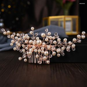 Haarspeldjes Bruidskammen Ornamenten Mode Hairwear Bruiloft Accessoires Kam Voor Vrouwen Meisje Hoofddeksel Hoofdtooi Decoratie