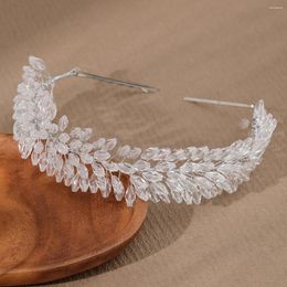 Pinces à cheveux diadème de mariée, couronne de perles, princesse de mariage, bandeau en cristal de poire, accessoires bijoux