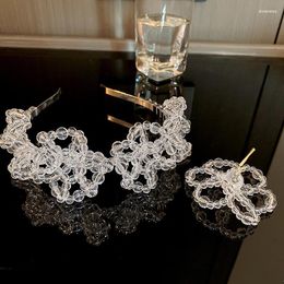 Pinces à cheveux mariée cristal fleur princesse diadème et couronne bandeau strass accessoires de mariage mode