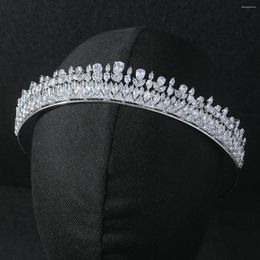 Pinces à cheveux mariée Zircon couronne chapeaux accessoires de mariage diadème bandeau BH6044