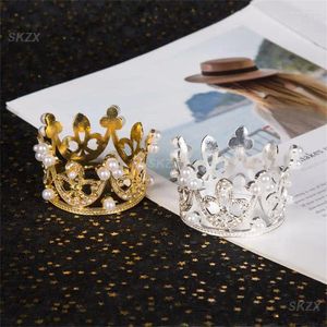 Clips de cheveux gâteau couronne exquise petit charmant topper casseurs accessoires décoration joyeuse mini engagement