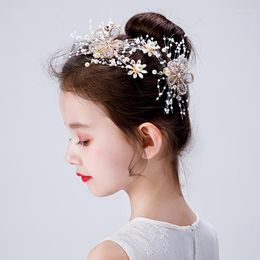 Pinces à cheveux Coiffe pour enfants Adresse de la fille Anniversaire Spectacle de fleurs Piste Po Princesse Bijoux