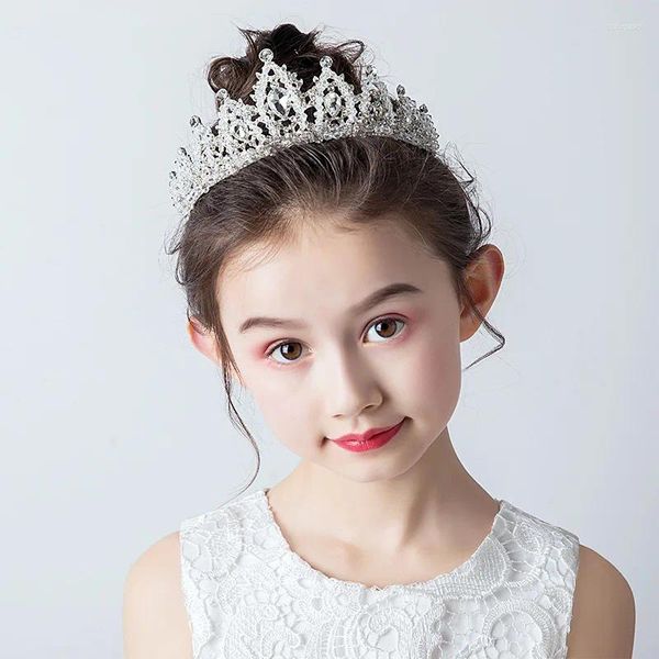 Pinces à cheveux, coiffure pour enfants, accessoires de spectacle pour filles, couronne de princesse sauvage, couronne de cravate pour bébé