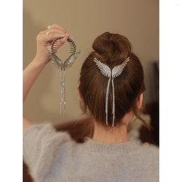 Haarspeldjes COME SHINE Pearl Rhinestone Claw Flower Horsetail Buckle Bun Holder Clip Vrouwen Vrouwelijke Accessoires