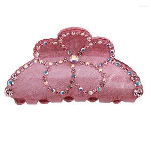 Haarspeldjes Decoratieve Dames Strass Accessoire Klauw Clip Voor Meisjes Ornament Sieraden Klem Dikke Tiara Douche Bruiloft Prom