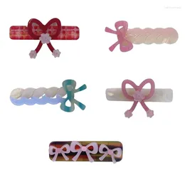 Clips de cheveux Elegant Bow Duckbill Clip Princess Barrets Odorment