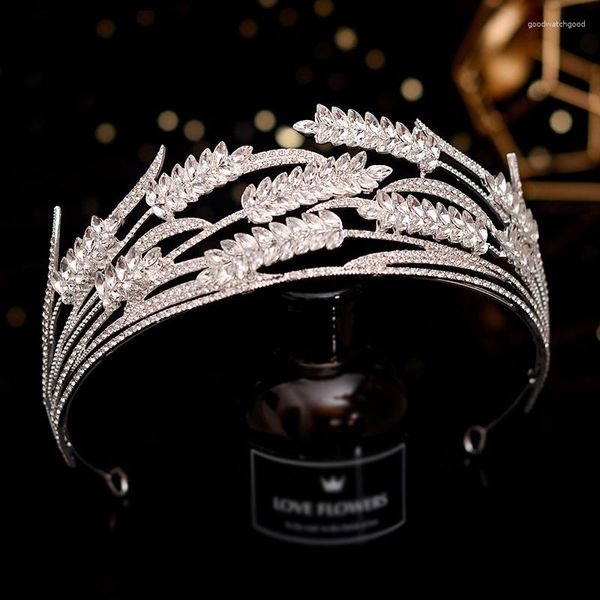 Pinces à cheveux élégante couronne de blé en cristal accessoires de mariée