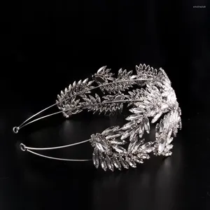 Pinces à cheveux Style européen Designer femmes couronne diadèmes plein cristal strass bandeau mariée bandeau pour mariage anniversaire maquillage fête