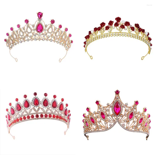 Clips de cheveux européens vintage baroque cour princesse fête de mariée