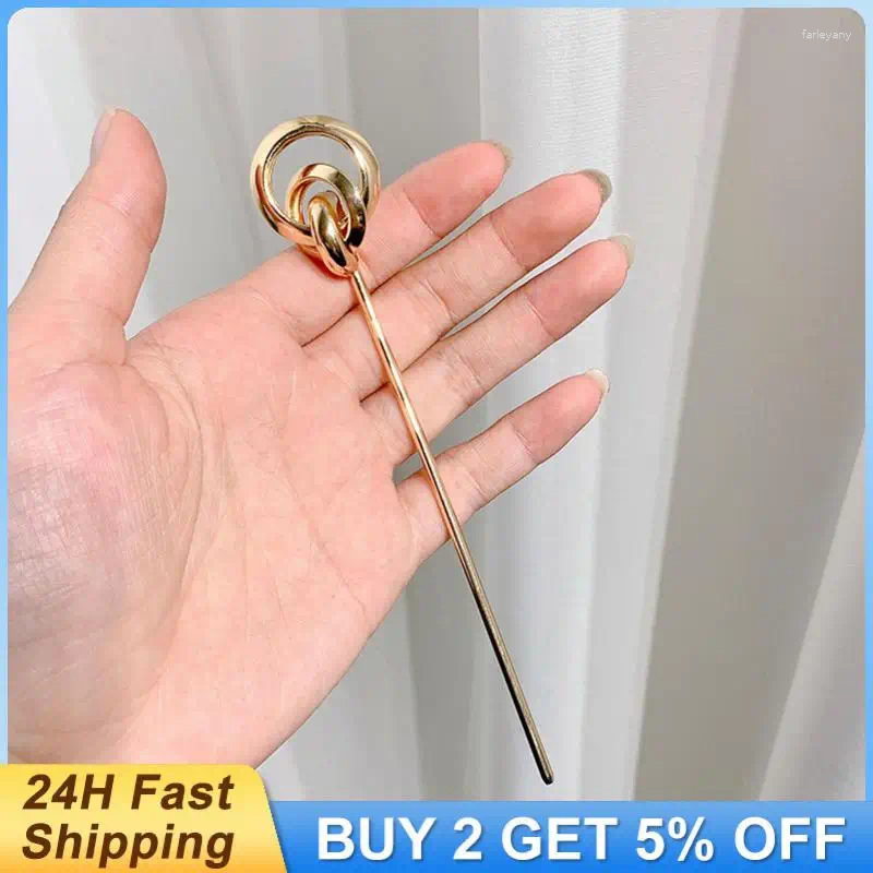 Hair Clips Exquisite Gold Silver Color Elegant Design Simple Yet Stylish Accessory Style Metal Ball Easy To Use Modern