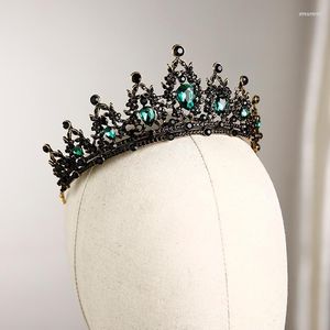 Haarspeldjes Mode Bruidskroon Zwart-stijl Volwassen Tiara Bruiloft Prinsessen Verjaardag Jaarcadeau