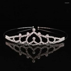 Pinces à cheveux mode bandeau coiffure petite fille accessoires demoiselle d'honneur fleur brillant strass couronne mariage