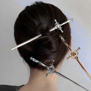 Pinces à cheveux mode Punk ancienne épée épingle à cheveux chinois simples bâtons pour rétro femmes fille coiffure plat accessoires