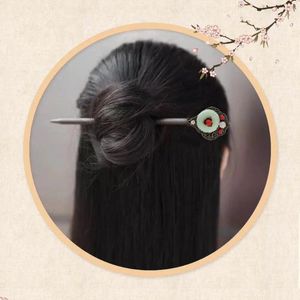 Pinces à cheveux mode rétro épingle à cheveux acrylique fleur perles Costume folklorique jjewelry en bois produits de bijoux faits à la main.