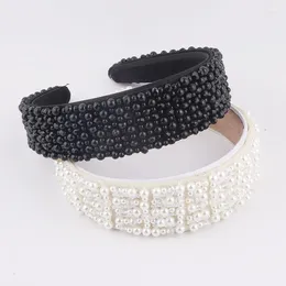 Haarclips Mode Brede rand Parel Kristal Strand Casual Band Dames Straat Pography Cadeauaccessoires Delicate hoofdtooi 826