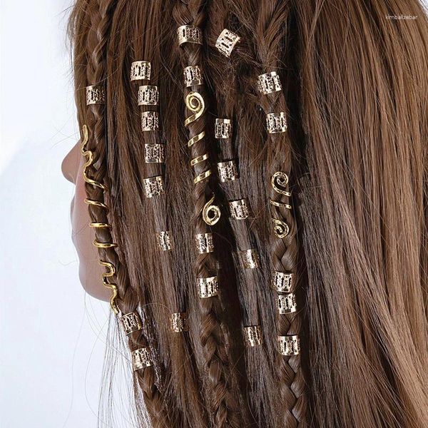 Clips de cheveux Fashion Femmes Girls Spirale Accessoires de style ethnique Tie à cheveux bijoux de cheveux Boucles de tresse sale