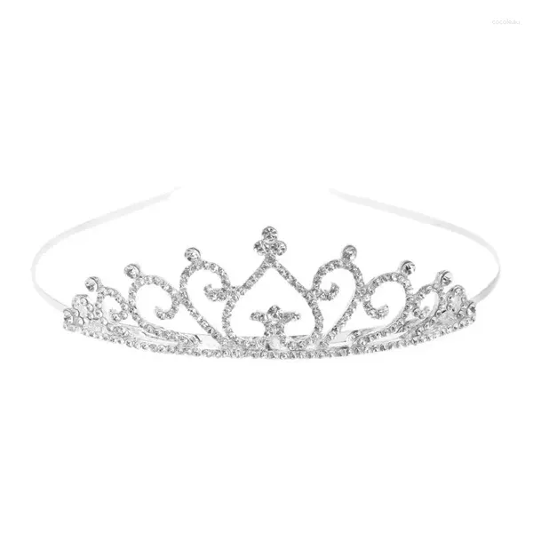 Clips de cheveux pour la strass de mariée de mariage princesse cristal cristal Veil headba drop