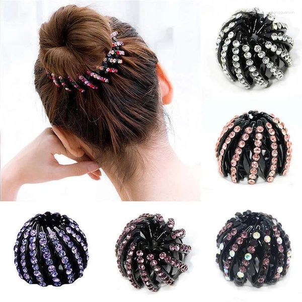 Clips de cheveux Filles Crystal Rimestones Holder Claw Accessoires Femmes Femmes Ball Headwear Clip Hair Hair