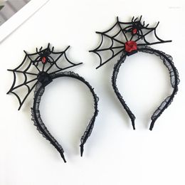 Pinces à cheveux Halloween bandes collier ensemble toile d'araignée bandeau fête Festival atmosphère accessoires carte Netroots Po accessoires
