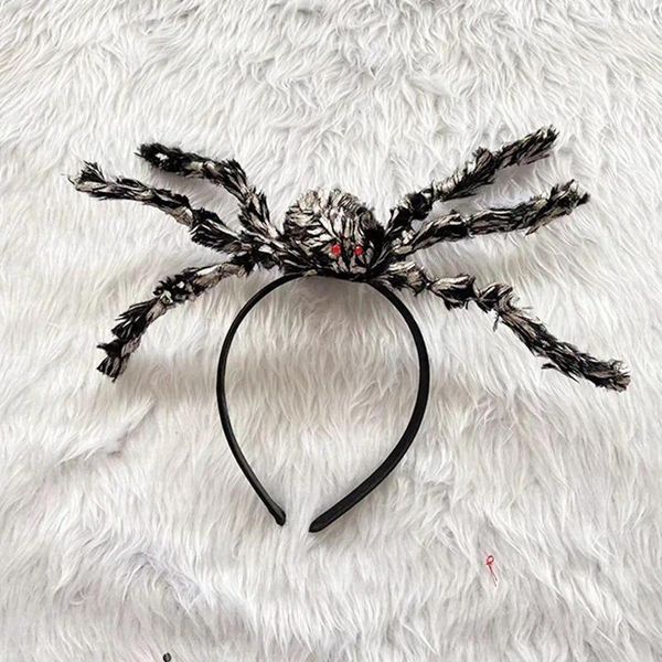 Pinzas para el pelo para hombre y mujer, suministros de fiesta con aro de araña para Halloween, diadema de animales divertida, accesorios para Cosplay, joyería