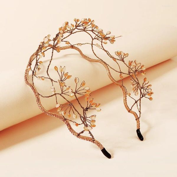 Pinzas para el cabello hechas a mano, diademas geométricas de rejilla de cristal, Tiara ajustable con forma de flor, accesorios para sesión de fotos de novia 2024