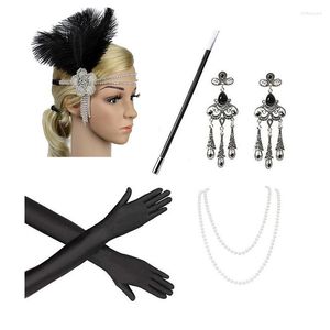 Haarclips Hoofddeksel Charleston-kostuumaccessoires Jaren 1920 Hoofdband Flapper Great Gatsby Wedding Bride