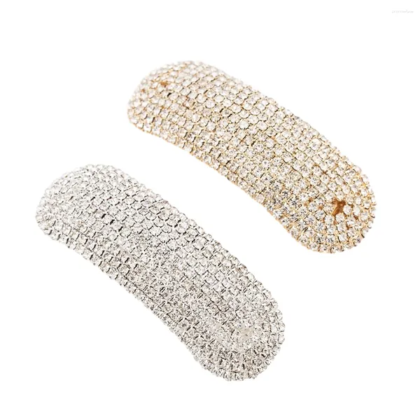 Pinces à cheveux Barrette pince crabe de haute qualité pour femmes filles accessoires de luxe strass complet ACC275