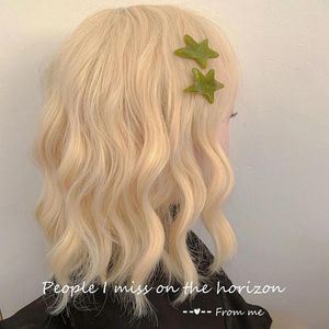 Haarspeldjes INS Accessoires Eenvoudig Schattig 4,6 CM Onregelmatige Ster Haarspeld Mode Acryl Textuur Kleurrijke Eend Snavel Clip Groothandel