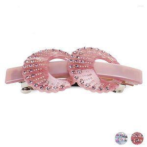 Clips de cabello insparn rhinestones clip barrettes para mujeres chicas accesorios decorativos adornos joyas tiara viajes de negocios