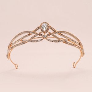 Pinzas para el cabello Itacazzo tocado de novia corona tiaras clásicas adecuadas para la fiesta de cumpleaños de la boda de las mujeres (se puede enviar rápidamente)