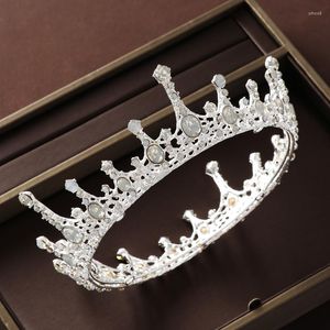 Haarclips Itacazzo Bruidshoofddeksels Zilverkleurige Grand Wedding Crown Performance Tiara's voor dames