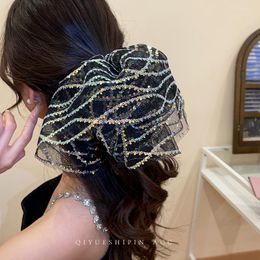 Pinces à cheveux KAITIN surdimensionné Sequin bijoux femmes 2023 tempérament corée mode tête corde cravate doux mignon coiffure