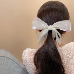 Clips de cheveux coréens Bowpin Hair Hair Head Clip Vertical Fairy Retro Tempérament Bijoux
