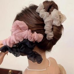 Clips de cheveux coréens grande griffe de tulle pour femmes élégantes femelles épingles à cheveux accessoires cadeau coiffeur 2024